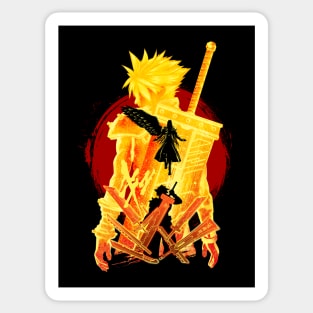 Cloud vs Sephiroth Final Fantasy VII Sticker